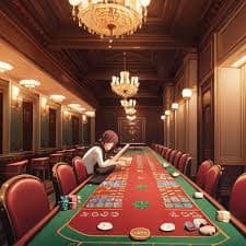 Sydney Pools live blackjack table at lexus togel studio with professional dealer